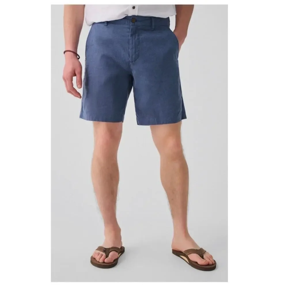 Faherty Tradewinds Shorts in Blue.